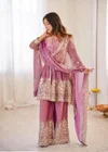 KF 2113 Kalaai Chartin Embroidery Plazzo Suits
